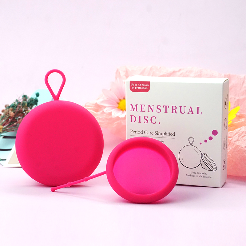 Menstrual Cup Silicone - Kadın Regl Diski Kordonlu Yeniden Kullanılabilir