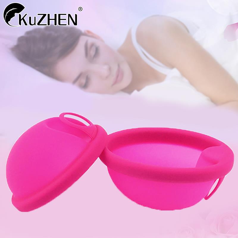 Menstrual Cup Silicone - Adet disk düz-fit tasarım kadınlar sağlık