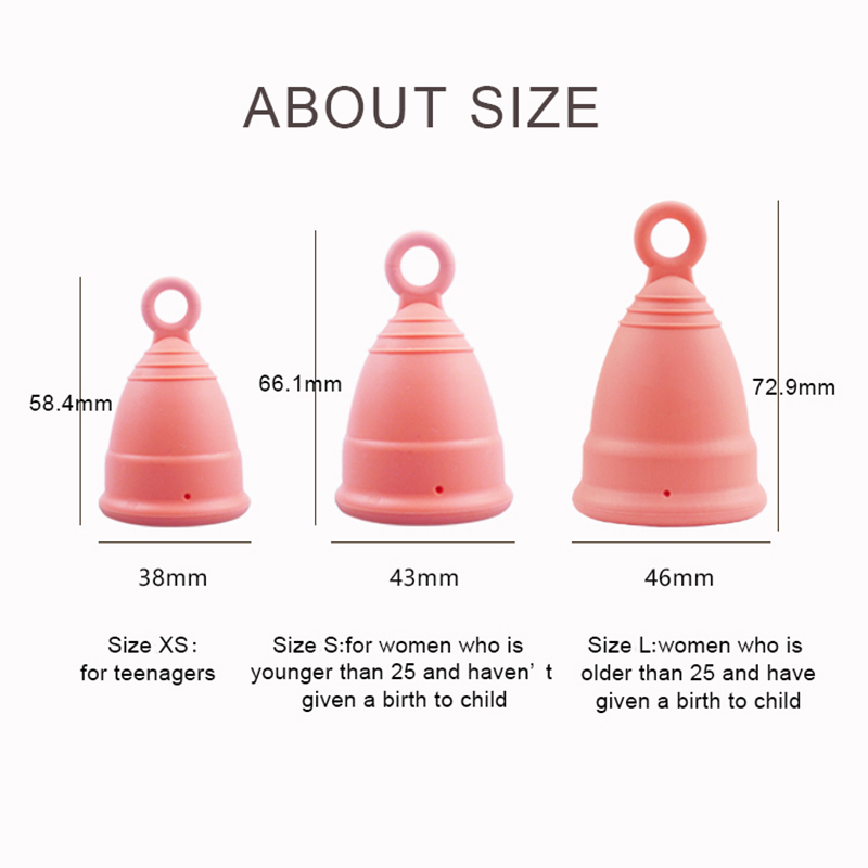 Sterilizatör fincan kadın tıbb - Menstrual Cup Silicone incelemesi ve fiyatı