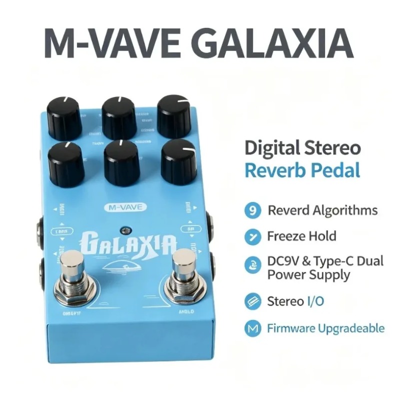M-VAVE Reverb Gitar Pedalı Fre - Sustainable Living Is incelemesi ve fiyatı