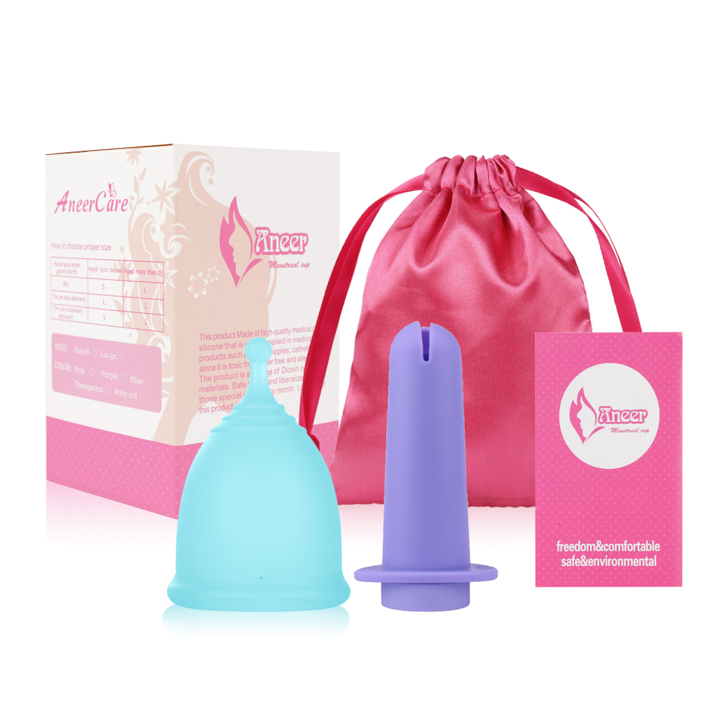 Kadınsı hijyen adet fincan güç - Menstrual Cup Silicone incelemesi ve fiyatı
