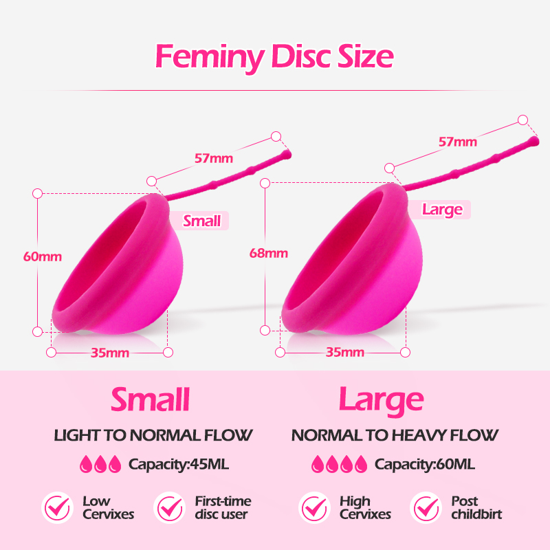 Kadın Regl Diski Kaldırma Dize - Menstrual Cup Silicone incelemesi ve fiyatı